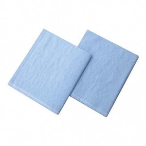 TIDI Patient Drape Sheets - Drape Sheet, Tissue / Poly / Tissue, Blue, 40" x 60" - 919375