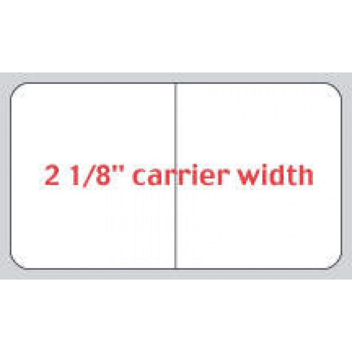 Label Cerner Direct Thermal Synthetic Permanent 3" Core 2" X 1 1/8" White 5000 Per Roll, 6 Rolls Per Case