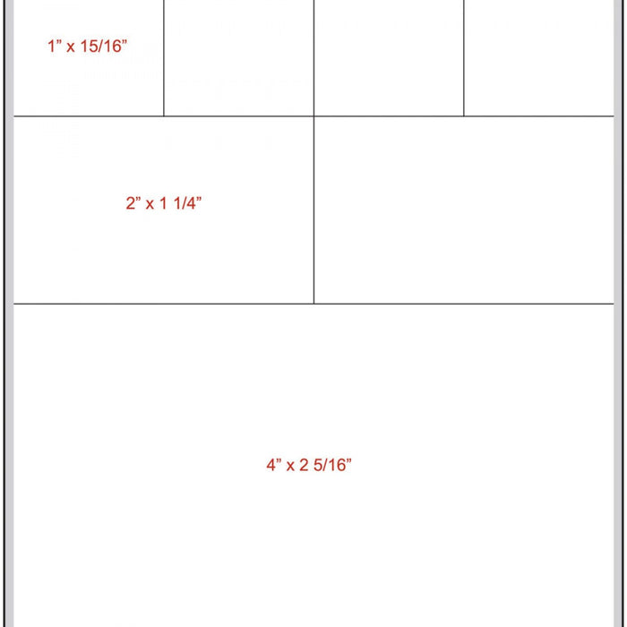 Label Cerner Direct Thermal Paper Extra Permanent 3" Core 4" X 4 1/2" White 1000 Per Roll, 2 Rolls Per Case