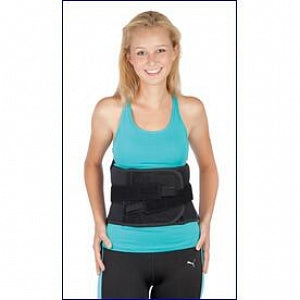 Restorative Care of America Lumbar Sacral Supports - Lumbar Support with Side Panels, Size L - 453LSO-L