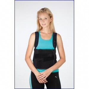 Restorative Care of America Thoracic Lumbar Support - Thoracic Lumbar Support with Side Panels, Size L - 463TLSO-L