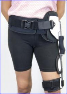 Restorative Care of America Hip Abduction Braces - Hip Abduction Brace, Size L / XL, Left - 76HOA-LITE-L/XL-L