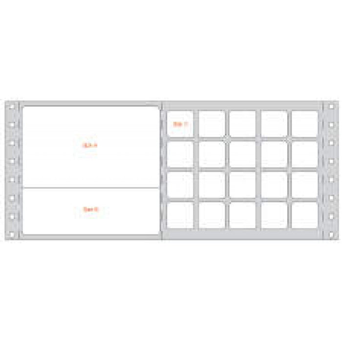 Label Misys/Sunquest Dot Matrix Paper Permanent 8" X 3 7/16" White 2000 Per Case