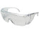 Lab Safety Supply Safety Eyewear - Safety Visitor Spectacles with Clear Frame - 144096