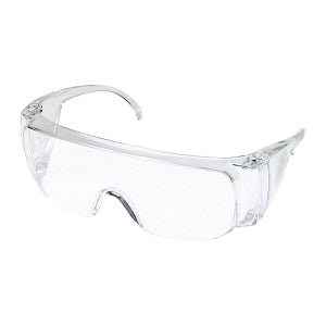 Lab Safety Supply Safety Eyewear - Safety Visitor Spectacles with Clear Frame - 144096