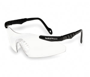 Lab Safety Supply Safety Eyewear - Safety Glasses with Black Frame - 44295BL