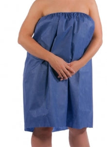 A Lunt Design Strapless Exam Gowns - Disposable Strapless Gown for 30"-45" Chest, 35"-50" Hips - MM-4