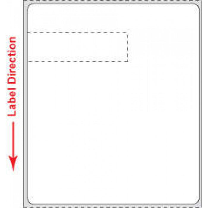 Label Va Direct Thermal Paper Permanent 3" Core 3 X 3 1/2" White 1700 Per Roll