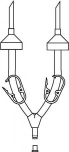 Smiths Medical Trach T Adapters - Trach T Y-Adapter, High Flow - IR-6