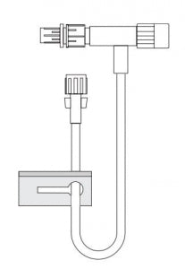 Smiths Medical Anesthesia Accessories and Connectors - T Connector, 8" - PC-8