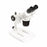 LW Scientific 10x/20x Dual-Mag Stereoscope with Pole Mount - Dual Mag Stereoscope with Pole Stand, 10x/20x Magnification - DMM-S12N-PL77