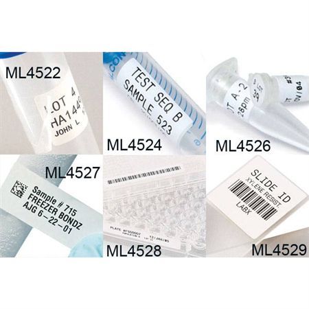 Cartridges Well Plate Labels- 0.25"W x 1.9"H - 200/cartridge