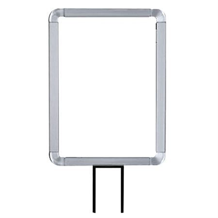 Post-Top Signage Satin Aluminum - 11" x 14