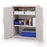 Locking Storage Cabinet 36"W x 22"D x 72"H - 1 fixed shelf, 3 adjustable shelves - 125lb shelf capacity (not shown)