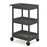 Utility Cart 3 Tubs - 24â€³W x 18â€³D x 39.25â€³H (including casters)