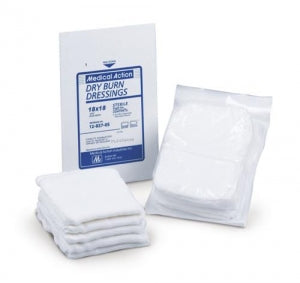 Owens & Minor Dry Burn Dressings - Burn Pad Dressing, 50 Ply, 18" x 18" - 12-918-28