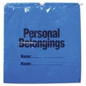 Inteplast Group Patient Belongings Bags - Patient Belongings Bag, Drawstring, 20" x 20" - 3537