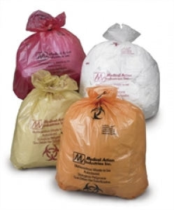 Inteplast Group Autoclavable Biohazard Waste Bags - Biohazard Waste Bag, Autoclavable, 12" x 24" - 852