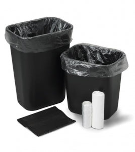 Inteplast Group High-Density Trash Can Liners - Can Liner, Natural, 24" x 24" - RS242406N