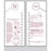 Patient Education Breast Self Exam Shower Card White And Maroon 1/Each