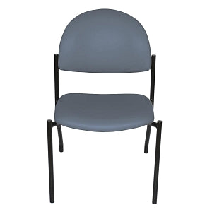 UMF Medical Side Chairs - Guest Side Chair with Wall Saver Legs, No Arms, 300 lb. Weight Capacity, Steel Blue - M1225ST