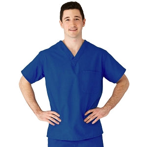 AngelStat Unisex Reversible 2-Pocket V-Neck Scrub Top - Shop All