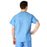 Medline AngelStat Unisex Reversible V-Neck Scrub Top with 2 Pockets - AngelStat Unisex Reversible V-Neck 2-Pocket Scrub Top with Angelica Color-Coding, Size 3XL, Ceil Blue - 610NTHXXXL-CA