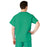 Medline AngelStat Unisex Reversible V-Neck Scrub Top with 2 Pockets - AngelStat Unisex Reversible V-Neck 2-Pocket Scrub Top with Angelica Color-Coding, Size 3XL, Jade - 610NTJXXXL-CA