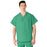 Medline AngelStat Unisex Reversible V-Neck Scrub Top with 2 Pockets - AngelStat Unisex Reversible V-Neck 2-Pocket Scrub Top with Angelica Color-Coding, Size 3XL, Jade - 610NTJXXXL-CA