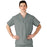 Medline AngelStat Unisex Reversible V-Neck Scrub Top with 2 Pockets - AngelStat Unisex Reversible V-Neck 2-Pocket Scrub Top with Angelica Color-Coding, Size 3XL, Misty - 610NTZXXXL-CA