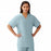 Medline AngelStat Unisex Reversible 4-Pocket Scrub Tops - AngelStat Unisex Reversible V-Neck 4-Pocket Scrub Top with Standard Color-Coding, Size 3XL, Misty - M610NTZ3XL-CS