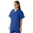 Medline AngelStat Unisex Reversible V-Neck Scrub Top with 4 Pockets - AngelStat Unisex Reversible V-Neck 4-Pocket Scrub Top with Angelica Color-Coding, Size 3XL, Sapphire - 630NHTXXXL-CA