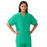 Medline AngelStat Unisex Reversible V-Neck Scrub Top with 4 Pockets - AngelStat Unisex Reversible V-Neck 4-Pocket Scrub Top with Angelica Color-Coding, Size 3XL, Jade - 630NTJXXXL-CA