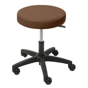 UMF Medical Exam Stools - Pneumatic Padded Stool with 5-Leg Plastic Base, No Back, 335 lb. Weight Capacity, Adobe - M6749AD