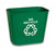 Mar-Bal Inc Plastic Fire-Resistant Waste Baskets - Fire Resistant Waste Basket, 27 qt., Green - FG49810410