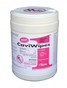 Metrex CaviWipes1 Multipurpose Wipes - CaviWipes1 Multi-Purpose Wipe, Canister, Size XL, 9" x 12" - 13-5150