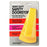 Master Caster Giant Foot Doorstop - Giant Foot Doorstop, No-Slip Rubber Wedge, Safety Yellow, 3-1/2"w x 6-3/4"d x 2"h - 00966