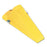 Master Caster Giant Foot Magnetic Doorstop - Giant Foot Magnetic Doorstop, No-Slip Rubber Wedge, Yellow, 3-1/2"w x 6-3/4"d x 2"h - 00967