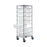 Quantum Storage Systems Bin Cart with Bins - Bin Cart, Grid Count, 21" x 24" x 69", 7 Clear Bins - BC212469M1CL