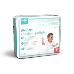 Diapers Disposable Ba - Disposable Baby Diapers, Size 5, 27+ lb. - MBD2005