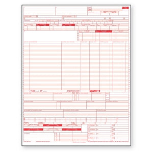 Paris Business Products Healthcare Claim Form - UB-04/CMS 1450 Hospital Claim Forms, Single Sheet - MBF05108