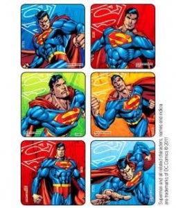 Medibadge Justice League Stickers - Justice League Superman Classic Stickers, 75-Pack - 1283P