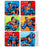 Medibadge Justice League Stickers - Justice League Batman Stickers, Bold, 90-Pack - 1290P