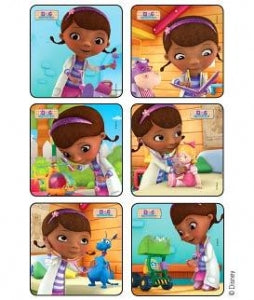 Medibadge Doc McStuffins Disney Stickers - Doc McStuffins Stickers, 75-Pack - 1500P