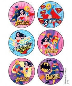 Medibadge Justice League Stickers - Justice League Women Stickers, 75-Pack - 1583P