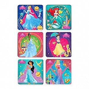 Medibadge Disney Princess Stickers - Disney Princess Glitter Stickers, 2.5", 75/Roll - 1629