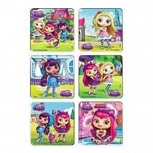 Medibadge Little Charmers Scenes Stickers - Little Charmers Scenes Stickers, 2.5", 75/Roll - 1640P