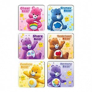 Medibadge Care Bears Stickers - Care Bears Stickers, 2.5", 75/Roll - 1642P