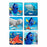 Medibadge Disney Dory & Nemo Stickers - Disney Finding Dory Scenes Stickers, 2.5", 75/Roll - 1647