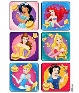 Medibadge Disney Princess Stickers - Disney Princess Stickers, 2.5", 75/Roll - 2325